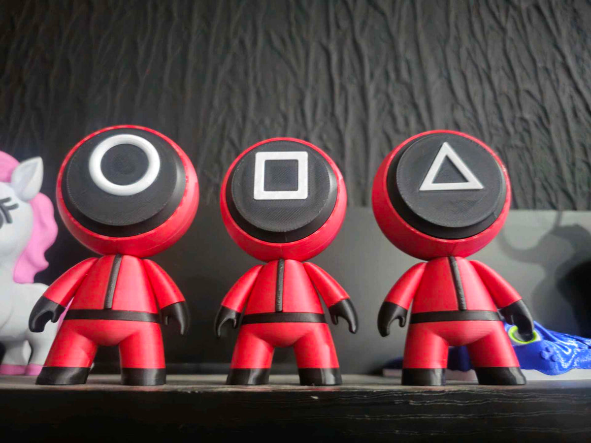 Squid Game Guard Figures Set of 3