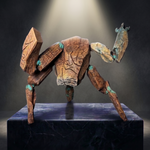 Rocky-Inspired Alien Figure