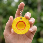 Straw Hat Keychain