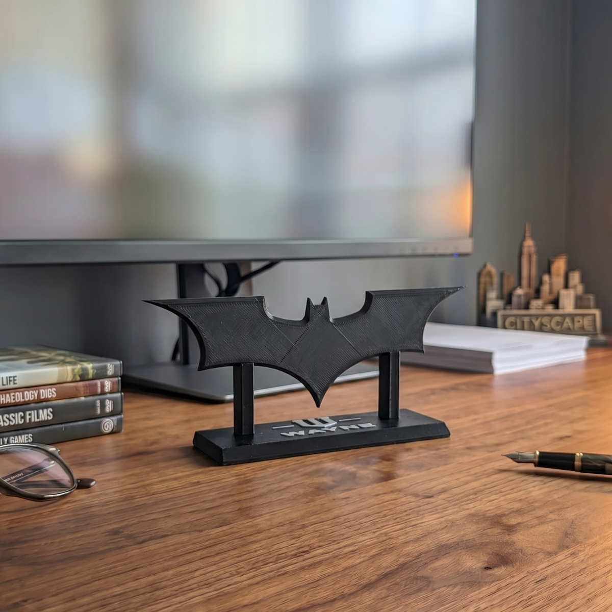 Batman Logo Desk Display