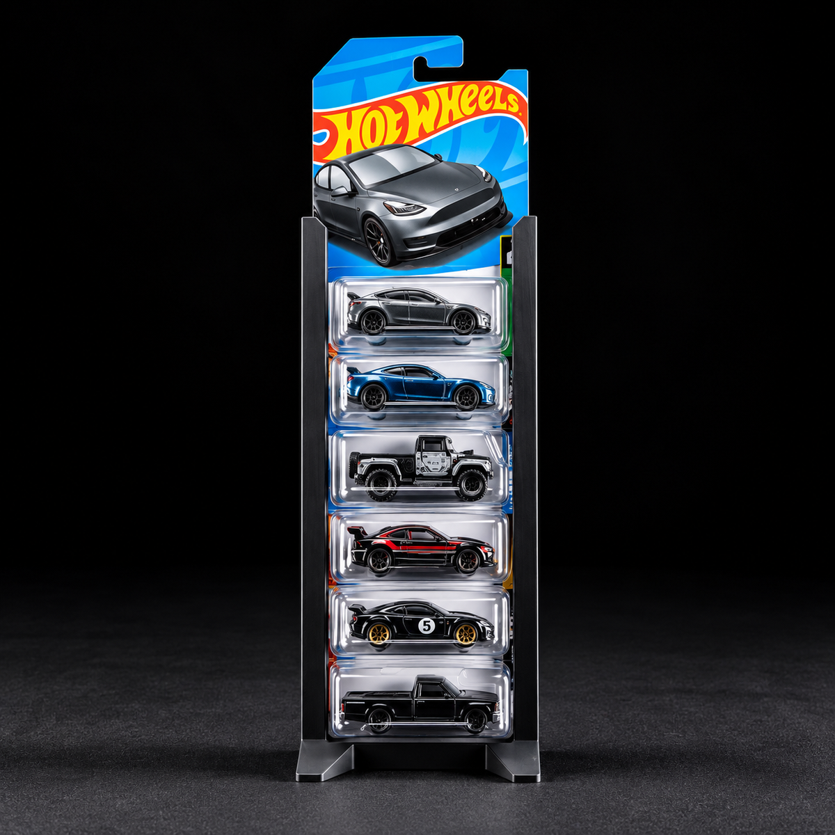 1:64 Diecast Car Display Stand – One-Piece Design