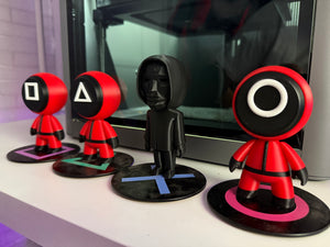 Squid Game Guard Figures Set of 3