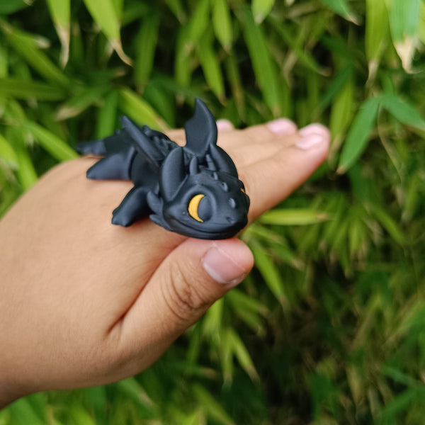 Dragon Keychain - Flexi Cute Night Fury
