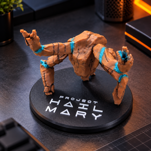 Rocky-Inspired Alien Figure