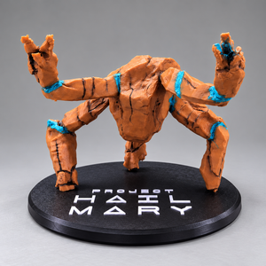 Rocky-Inspired Alien Figure