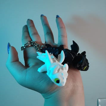 Dragon Keychain - Flexi Cute Night Fury
