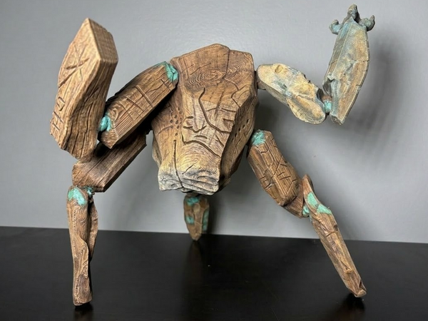Rocky-Inspired Alien Figure